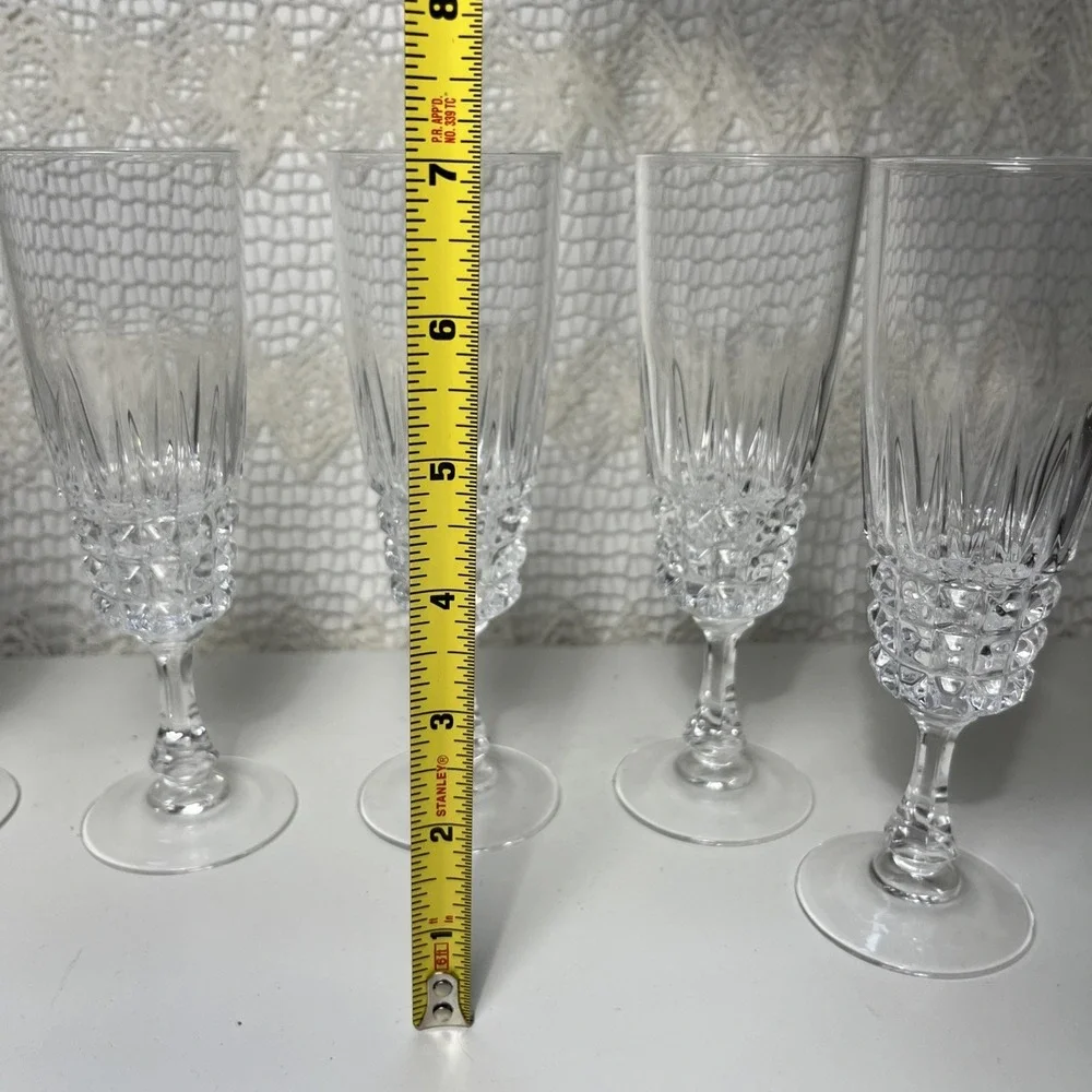 Cristal d'Arques Pompadour Champagne Flute 7